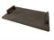 Petrantiqua® Piastra Refrattaria Artigianale Barbecue in Pietra Lavica Etna con Manici Ruvida Ottima per Carne Pesce Verdure Pane e Pizza (60x40 Cm Spessore 2 Cm)