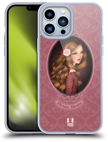 Head Case Designs Escaramujo Princesas de Cuento de Hadas Caso Funda de Gel Suave Compatible con Apple iPhone 13 Pro MAX