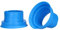 HERCHR Auto-Audio-Silikon-Abdeckung, 2 Stück, Audio-Lautsprecher, wasserdichte Abdeckung, Silikagel-Schutz, Regenschutz Für Auto-Lautsprecher(Blau)