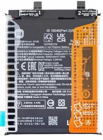 Original Ersatzakku Akku für Xiaomi 12 / 12x Akku BP46 Accu Batterie Battery 4500mAh mit Werkzeug für einbau