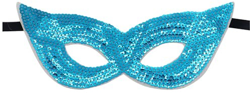 KAREN66 Pailletten Venezianische Maske Damen Herren Maskenball Maske Augenmaske Sexy Maske Glitzer Masquerade Mask Women für Karneval Party Kostüm Ball