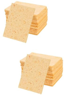 BESTonZON 100 Stk glasreiniger Schwamm Lötkolbenspitze Schweißkopf Lötstationen Eisen