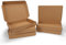 HORLIMER 6 Stück Versandkarton Flache Karton Box, 330x254x50 mm Mailer Boxen, Verpackungskartons aus Wellpappe für Warensendung, Geschenkbox, Faltkarton, Postkarton(Braun)