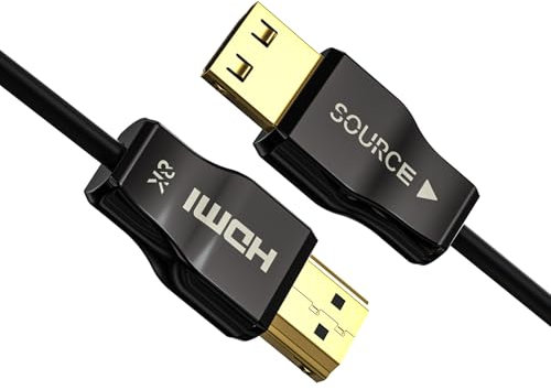 YSerendept Cavo HDMI 2.1 in fibra ottica con classificazione CL3 serie HW (20 m)