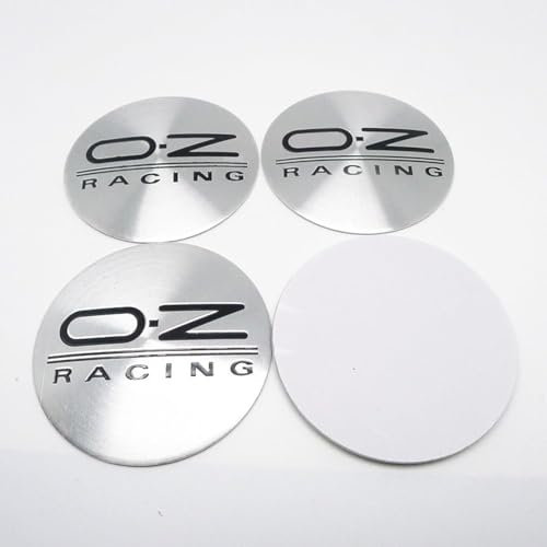 4 Stück Nabendeckel Aufkleber für OZ 60mm,Nabenkappen Abzeichen Sticker Auto Radnabenkappen Aufkleber Felgen Aufkleber Dekorationsaufkleber,A