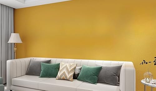 WLLDDDIU Papier Peint Adhesif,Papier Peint Autocollant Moderne Jaune Citron, Grande Taille, Imperméable, Extra Épais, Amovible, en Vinyle, pour Salon, Salle de Bain, 294 X 210 Cm (116 X 83 Pouces)