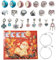 Schmuck Adventskalender 2024 Für Mädchen, Schmuckherstellung Weihnachts Armbänder Weihnachtscountdown Geburtstagsgeschenke Überraschungsgeschenk