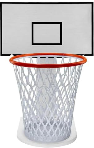 Panier à ordures Panier de Basket-Ball, Poubelle de Basket-Ball, Corbeille légère en Maille pour Salle de Bain, Cuisine, étude