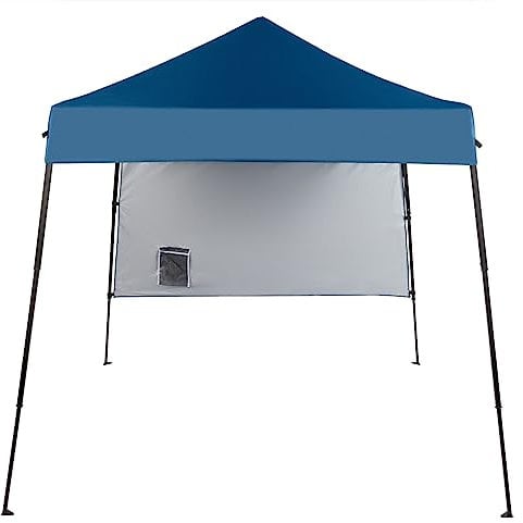 Bonnlo 1.8x1.8m Pop Up Gazebo with 1 Sides Backpack Easy One Person Setup Instant Outdoor Canopy Folding Garden Gazebo Party Tent