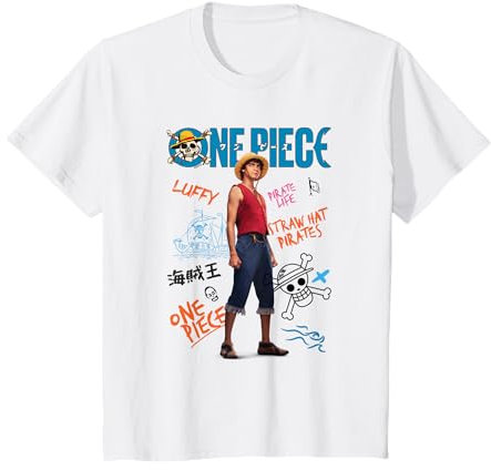 Enfant One Piece Luffy Pirate Life T-Shirt