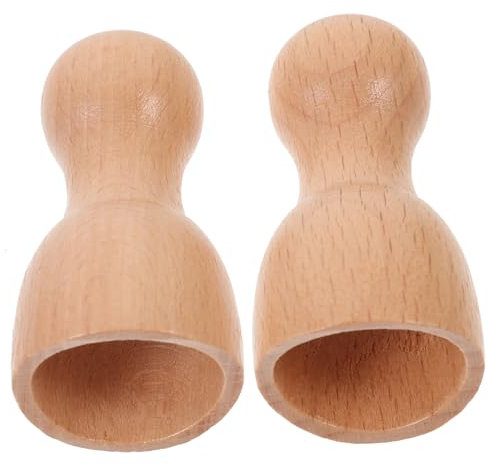 BESTYASH 2stücke Teiliges Holz Massagegerät Kleiner Körpermassager Effektives Muskel Oberschenkel-massagewerkzeug Für Erwachsene Tragbar Und Ergonomisch