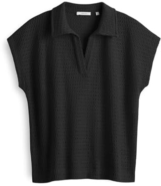 OPUS Damen Kurzarmshirt | Black, 38
