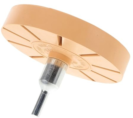 Anneome 1 Satz Radierer Rad für Bohrmaschine Entfernen von Aufklebern Decals und Kleberesten von Autolack und mit Ergonomischem Design und Kratzfreier Gummibeschichtung