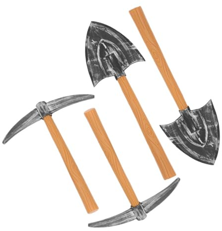 Conjunto de 2 Accesorios de Cosplay Pala y Piquetas EVA | Representaciones Teatrales y Eventos de Cosplay, Diseño Ligero, Adecuado para Halloween y Carnaval