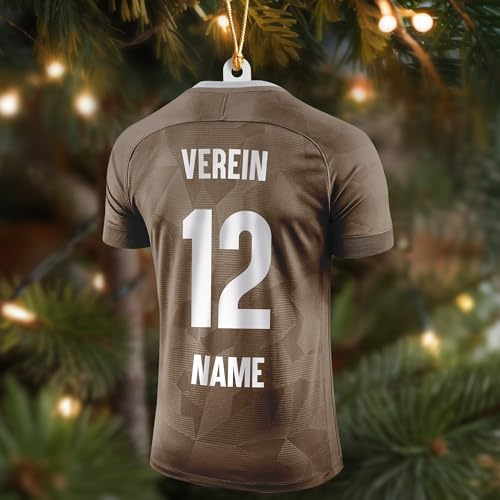 St Pauli XXL Weihnachtsbaumschmuck - Pauli Fanartikel personalisierte Weihnachtskugeln, St.Pauli Fan Christbaumschmuck, Weihnachtsdeko - St.Pauli Fanartikel, Fanshop