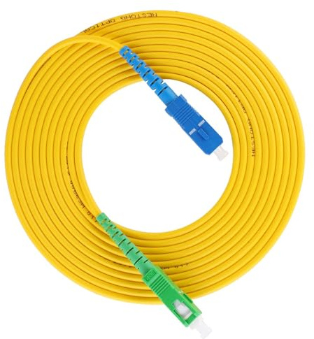 Hidyliu Fiber Jumper, 5 M, Hochleistungs-Singlemode-Glasfaser-Patchkabel für Glasfaser-Kommunikationssysteme, 2 Stück