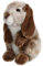 Peluche - Gipsy Toys - Lapin bélier - 18cm - Marron