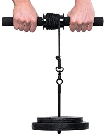STEELY SPORTS Profi Wrist Roller – Handgelenk- & Unterarmtrainer – Griffkrafttrainer