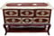 Orientalische Kommode Sideboard Joynab 120cm Braun Gold | Orient Vintage Kommodenschrank orientalisch Handverziert | Indische Landhaus Anrichte aus Holz | Asiatische Möbel aus Indien