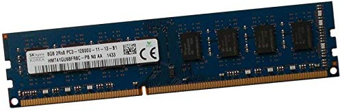 8 GB RAM Hynix HMT41GU6BFR8C-PB DDR3 PC3-12800U 240-Pin 2Rx8 1.5v CL11