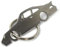 Porte-clés CarShape Compatible avec Porsche 911 993 en acier inoxydable - Performance Tuning Keychain Carbone Turbo Pièces