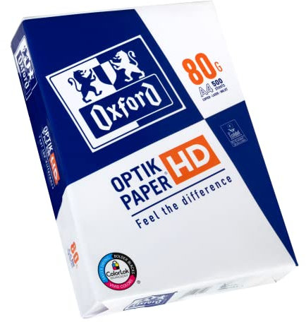 Oxford Kopier-/Druckerpapier, Premium, 500 Blatt, DIN A4 Papier, 1 Pack