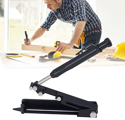 Fyearfly Mehrzweck Ritzmessgerät, Faltbarer Holzbearbeitungs Tiefloch Bleistift Ritzrular, Bau Bleistift Anreißer, Für Schreiner Und Möbel