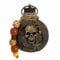 Flasque à rhum pirate pour liqueur, flasque à alcool crâne classique pouvant contenir 8 oz, flasque personnalisée, flasque avec bouchon à ne jamais perdre et manchon de protection à large ouverture