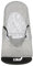 Babywippe, Balance Soft, Mesh, Bliss, Baumwolle, Anthrazit, mit Spielzeug, verspielte Augen, Schaukel (88 x 40 x 51,5 cm, grau)