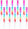 Wokii LED Glowing Candy Floss Sticks Cotton Candy Cones Reusable Glow Stick Colorful Cotton Candy Sticks for All Type Cotton Candy Machine