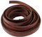 HIOQFR Lederriemen 5mm Breit Länge 5m Lederband Flach Braun Lederstreifen Dünnes Lederband Breit Lederbänder zum Basteln Lederband Geflochten Leder Gurtband zum Basteln, Mittelalter, Schmuck