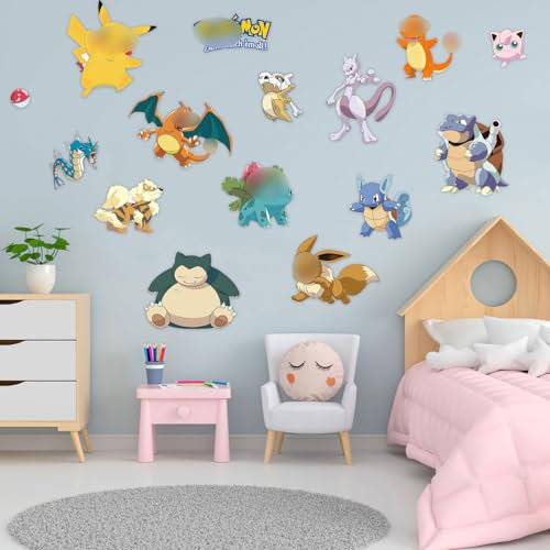 CrinIotyx Wandtattoo Kinderzimmer Cartoon Aufkleber Kinder Wandsticker Kinderzimmer Wandtattoo für Schlafzimmer Kinderzimmer Schlafzimmer Wohnzimmer Wanddeko