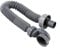 Gdfnmogo Siphon à profil bas, tuyau d'évacuation flexible pour baignoire et douche, siphon plat en forme de P pour baignoire