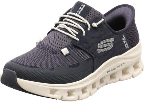 Skechers Hombre Zapatillas De Deporte Glide-Step Pro Sin Cordones, Navy, 40 EU