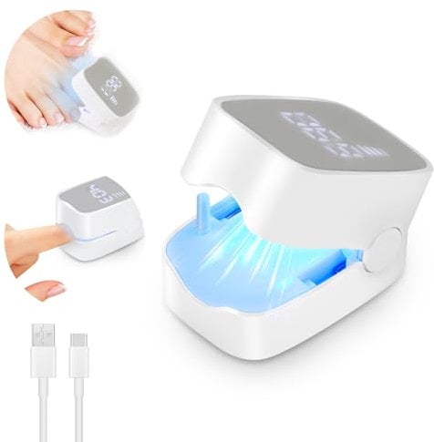 SAVILAND Fungal Nail Treatment Laser Device: Toenail Fungus Treatment Faster and Max-Effective 905nm Infrared Light 470nm Blue Light Defeat Fungi Nail Fingernail Fungus Toenail Safer Painless