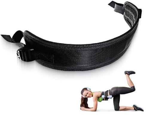 CULEO Krafttraining Trainer für Oberschenkel & Hüften 1 Stück Hip Bridge Trainingsgürtel, Pilates Push Gewichtsgürtel, Hantel Hip Thrust Gürtel, Hüfttraining Hip Thrust Gürtel (Schwarz)