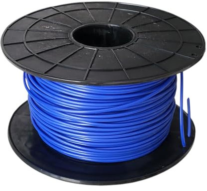 FAST WORLD SHOPPING Bobina da 100 Metri di Filo Tondo in Nylon ad Alta Densità, Ø 2.7 mm. Ideale per Testine di Decespugliatori e Tagliaerba, Perfetta per la Manutenzione del Verde