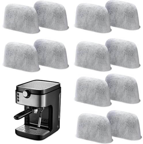 12 Stück Wasserfilter für Ninja Luxe Café, Haltbare Wasserfiltereinsätze, Aktivkohlefilter Kohlefilter, Wasserfilter Kartuschen für Ninja Luxe Cafe ES601EU & Pro ES701EU Zubehör