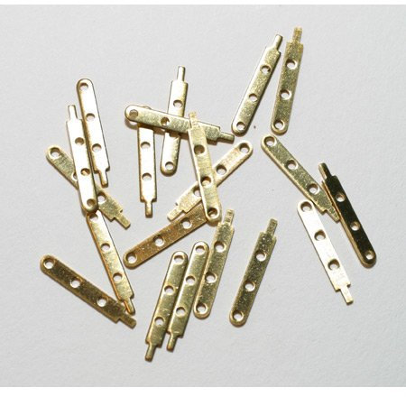 Billing Boats BF145 14 mm 3 Hole Flat Rail Stanchion Plastic Model