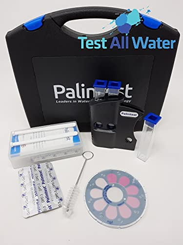 Palintest - Chlorine Contour Comparator Kit | Professional & Residential Use | Accurate 0-1mg/l Testing | Includes Cuvettes, Discs, Reagents | Easy-to-Use Tablet Methods
