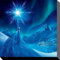 1art1 Die Eiskönigin Poster ELSA Eisstern Bilder Leinwand-Bild Auf Keilrahmen | XXL-Wandbild Poster Kunstdruck Als Leinwandbild 30x30 cm