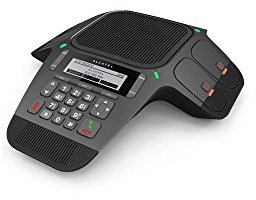 ALCATEL Conference IP1850 - SIP Hohe Audioqualität - 4 mobile DECT-Mikrofone - USB-Anschluss - Freisprechfunktion- 3 SIP-Accounts - Display mit Hintergrundbeleuchtung - Telefonbuch - PoE - Home-Office