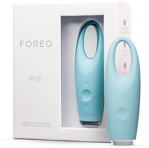 Foreo Iris Aufhellendes Augenmassagegerät | Augenringe Entfernen | Tränensäcke Entfernen | Verbesserte Augenpflege & Absorption | Ultrahygienisches Silikon | Professionelle Augenpflege | Anti-Aging