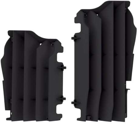 Polisport Motocross (MX) Radiator Louvers - Black (2016-2023)
