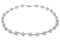 jyx perlenkette weiß suesswasser perlenkette AAA Qualität 8,0–9,0 mm natur weiß flach Runde Süßwasserperle Halskette Sterling Silber Kette 43,2–45,7 cm Frauen