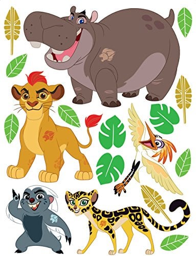 AG Design - Disney Löwenwache – Wandsticker – Wandtattoo – Wandaufkleber – Selbstklebend – Bunt - 65 x 85 cm - DK 2301