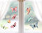 TinyFoxes Fensterbild Frühling - Fensterbild Schmetterlinge im Set aus 16 einzelen Teilen - selbstklebend und wiederverwendbar - handgezeichnet von Kristin Franke