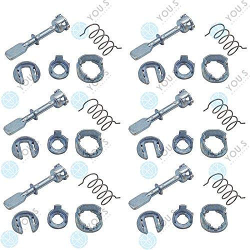 YOU.S Original 6N0837223A Türschloss Schließzylinder Vorne Links (6 Set)