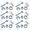 YOU.S Original 6N0837223A Türschloss Schließzylinder Vorne Links (6 Set)
