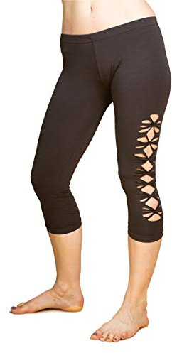 PANASIAM Wati Bio-Leggings 3/4 L in Brown